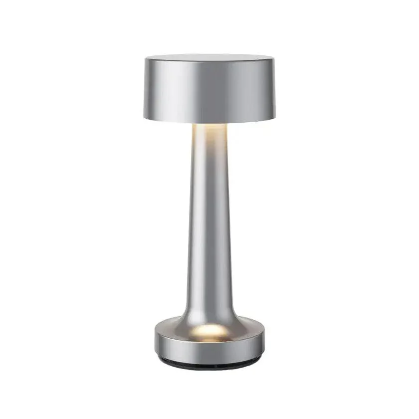 Restaurantbartablelamp Cylinder Silver
