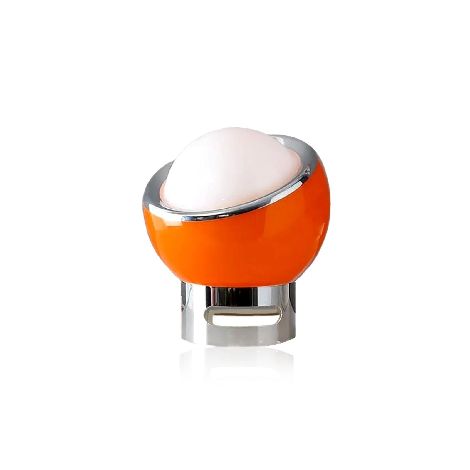 RetroAcrylicBallMetalStandTableLampred Retroacrylicballmetalstandtablelampred