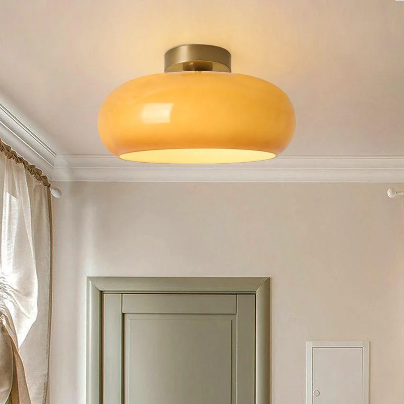 RetroAmberRoundGlassCeilingLight-Homdiy_4 Retroamberroundglassceilinglight Homdiy 4