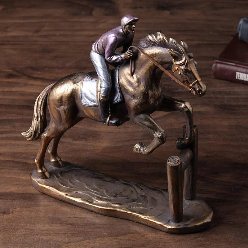 RetroArtHorseSculpturesandStatuesFigurineforLivingRoom-Homeko3 Retro Art Horse Sculptures and Statues Figurine for Living Room - Homeko