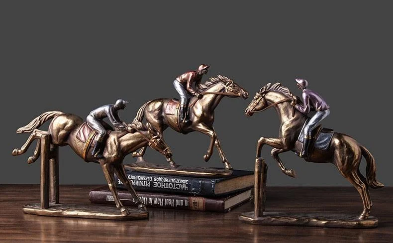 RetroArtHorseSculpturesandStatuesFigurineforLivingRoom-Homeko5 Retro Art Horse Sculptures and Statues Figurine for Living Room - Homeko