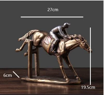 RetroArtHorseSculpturesandStatuesFigurineforLivingRoom-Homeko7 Retro Art Horse Sculptures and Statues Figurine for Living Room - Homeko