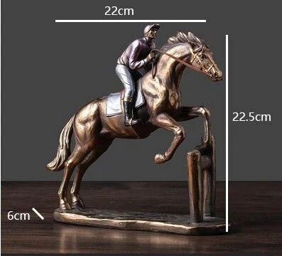RetroArtHorseSculpturesandStatuesFigurineforLivingRoom-Homeko8 Retro Art Horse Sculptures and Statues Figurine for Living Room - Homeko