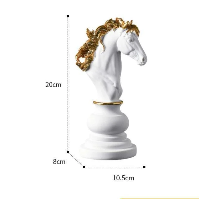 Retro Chess Statue - Homeko
