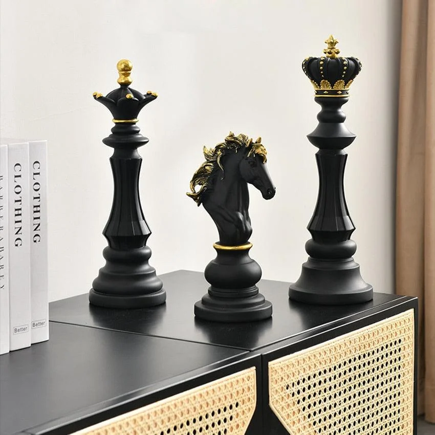 Retro Chess Statue - Homeko
