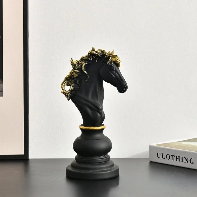 Retro Chess Statue - Homeko