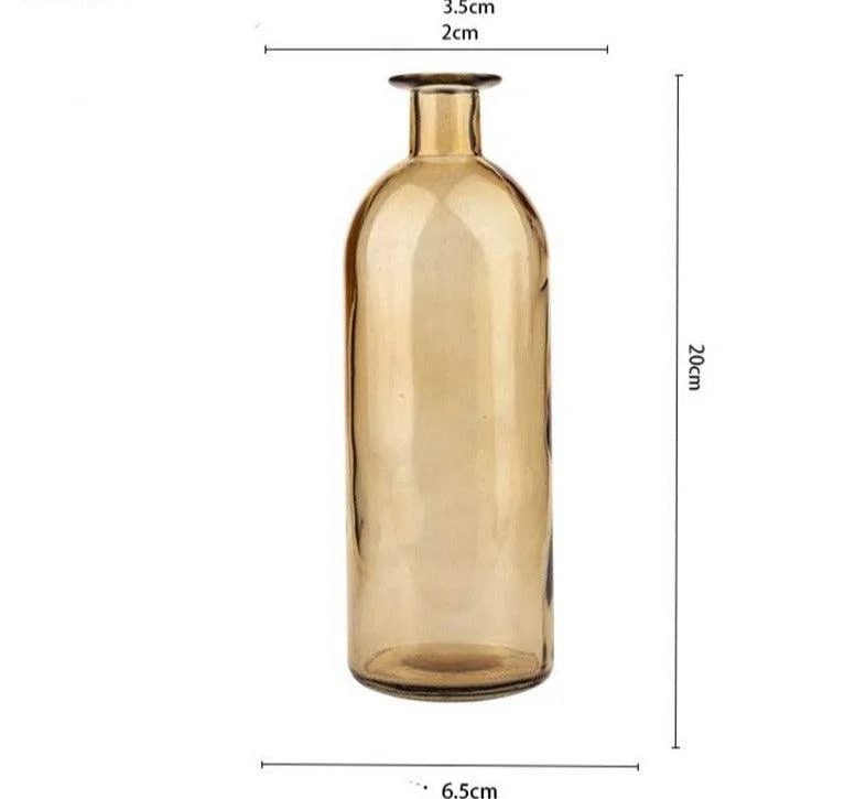 RetroColoredArtGlassHydroponicVase_11 Retro Colored Art Glass Hydroponic Vase - ISTANBULLU LTD
