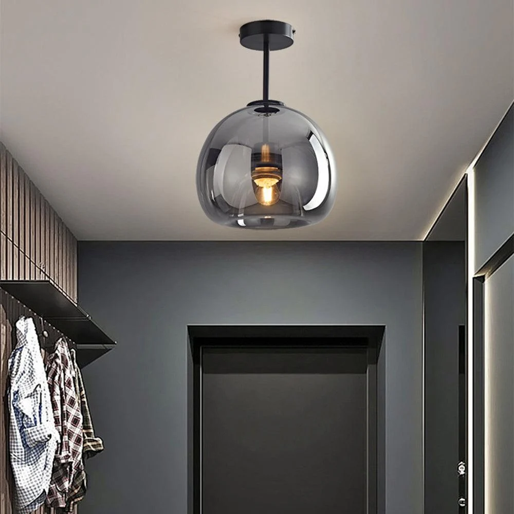 RetroCopperGlassSemiFlushMountCeilingLight_5 Retrocopperglasssemiflushmountceilinglight 5