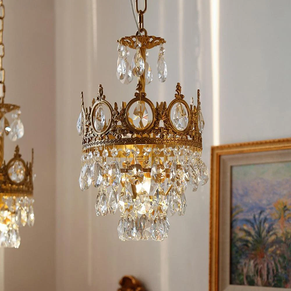 RetroFrenchGoldCrystalChandelier_10 Retrofrenchgoldcrystalchandelier 10
