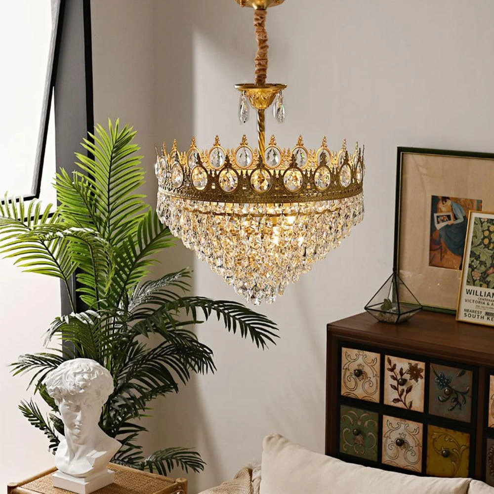 RetroFrenchGoldCrystalChandelier_12 Retrofrenchgoldcrystalchandelier 12