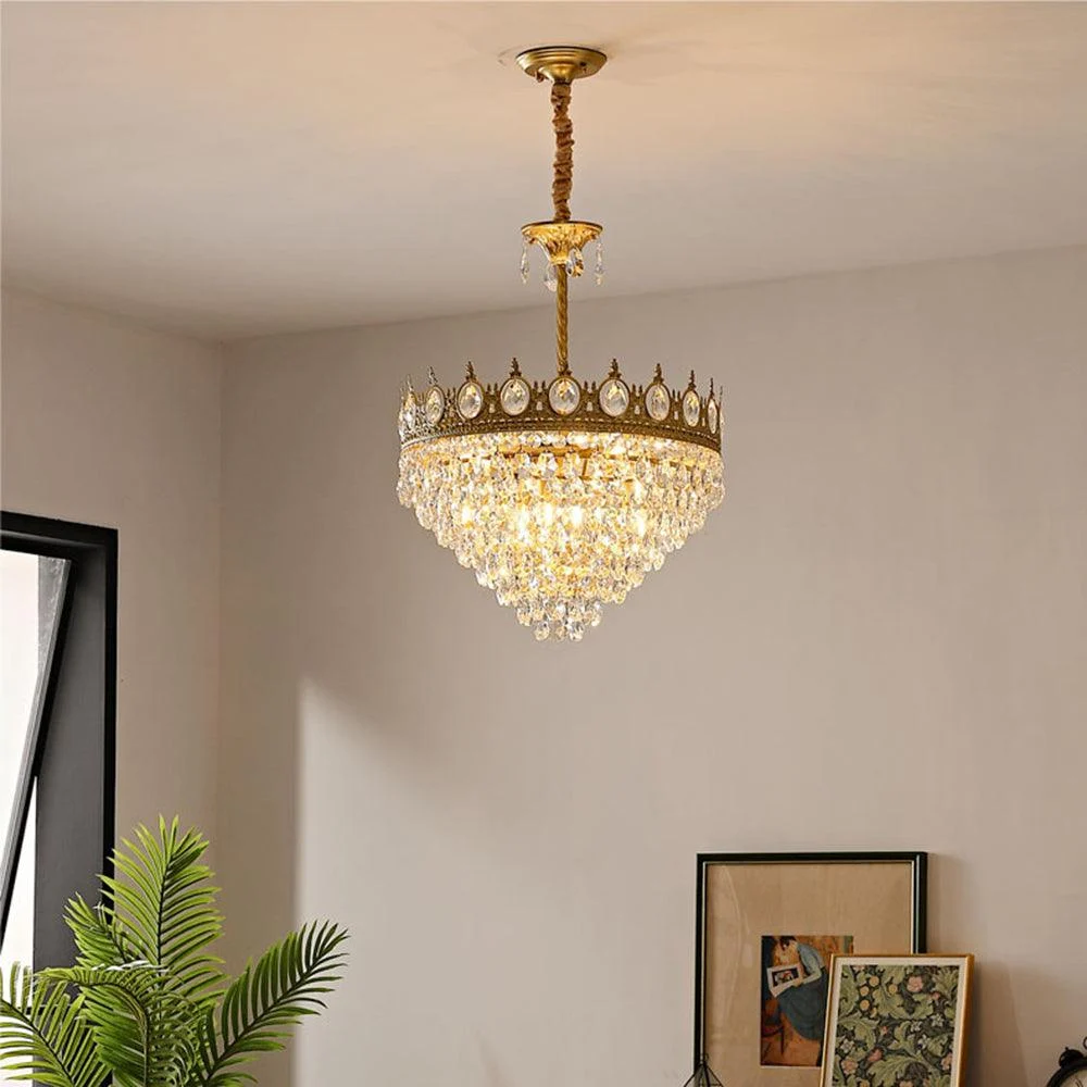 RetroFrenchGoldCrystalChandelier_5 Retrofrenchgoldcrystalchandelier 5