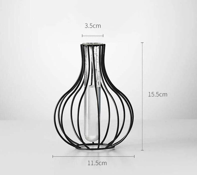 RetroIndustrialMetalWireSilhouetteVases_6 Retro Industrial Metal Wire Silhouette Vases - ISTANBULLU LTD
