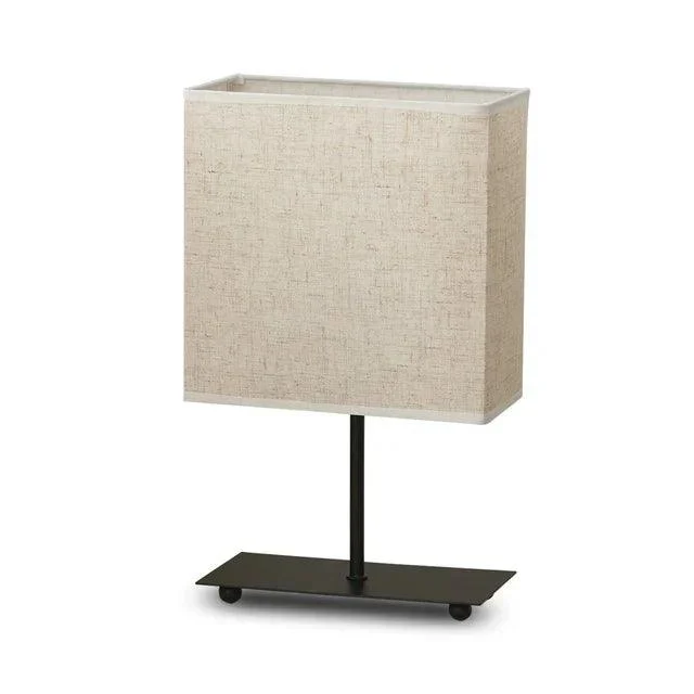 Retro Japanese Fabric Table Lamp USB Dimmable Lighting Bedside - Homeko