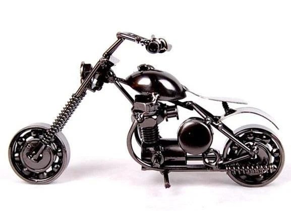 RetroMetalHandmadeCruiserMotorcycle-Homeko1 Retro Metal Handmade Cruiser Motorcycle - Homeko