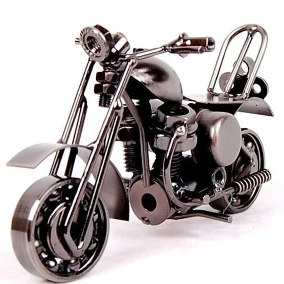 RetroMetalHandmadeCruiserMotorcycle-Homeko11 Retro Metal Handmade Cruiser Motorcycle - Homeko
