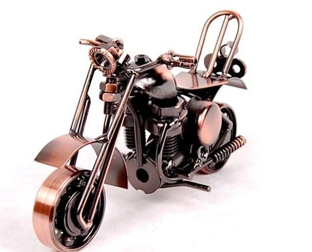RetroMetalHandmadeCruiserMotorcycle-Homeko12 Retro Metal Handmade Cruiser Motorcycle - Homeko
