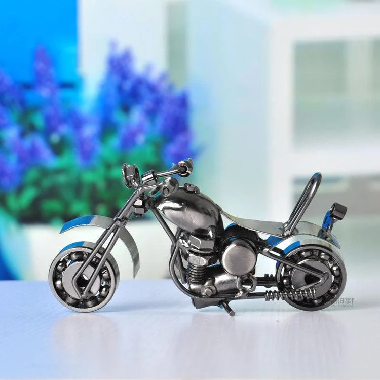 RetroMetalHandmadeCruiserMotorcycle-Homeko2 Retro Metal Handmade Cruiser Motorcycle - Homeko