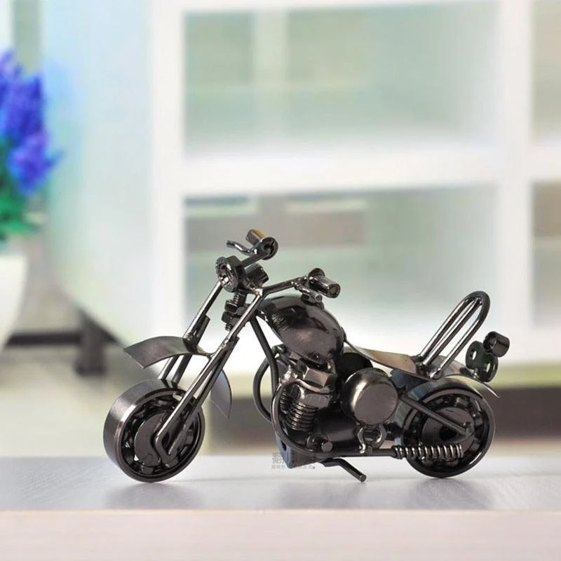 RetroMetalHandmadeCruiserMotorcycle-Homeko4 Retro Metal Handmade Cruiser Motorcycle - Homeko
