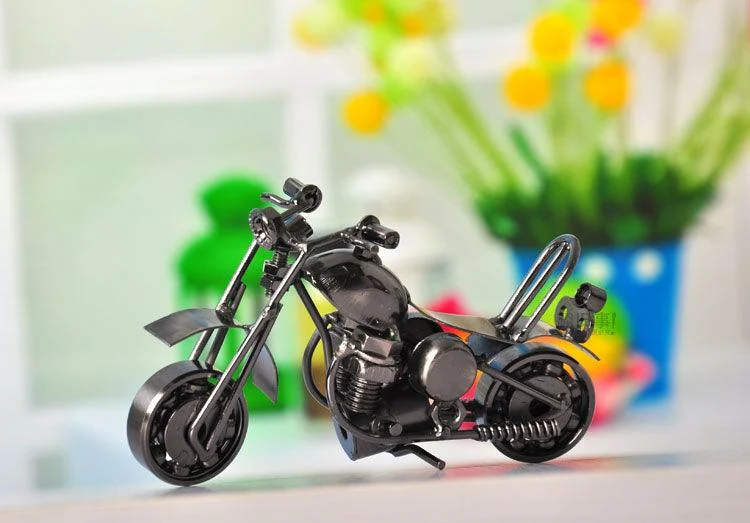 RetroMetalHandmadeCruiserMotorcycle-Homeko6 Retro Metal Handmade Cruiser Motorcycle - Homeko