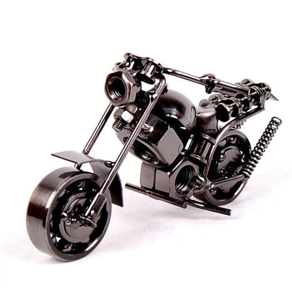 RetroMetalHandmadeCruiserMotorcycle-Homeko9 Retro Metal Handmade Cruiser Motorcycle - Homeko