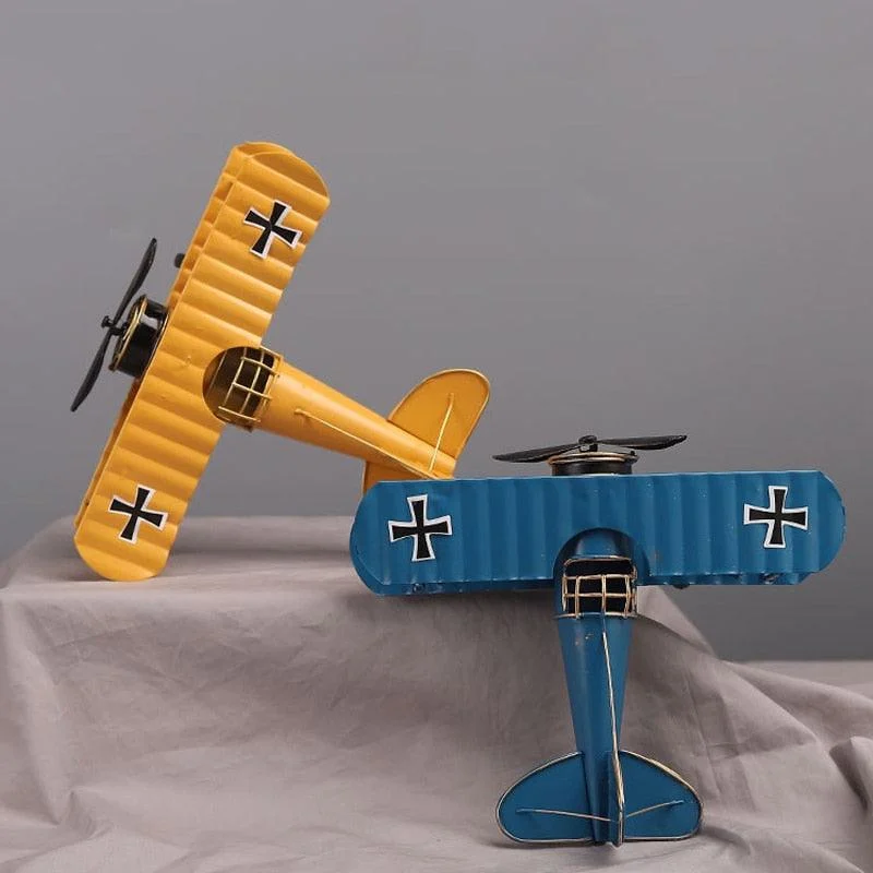 RetroMetalPlaneCraft-Homeko5 Retro Metal Plane Craft - Homeko