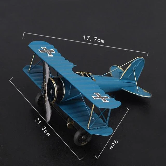 RetroMetalPlaneCraft-Homeko8 Retro Metal Plane Craft - Homeko