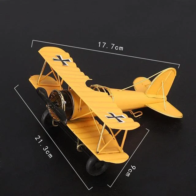 RetroMetalPlaneCraft-Homeko9 Retro Metal Plane Craft - Homeko