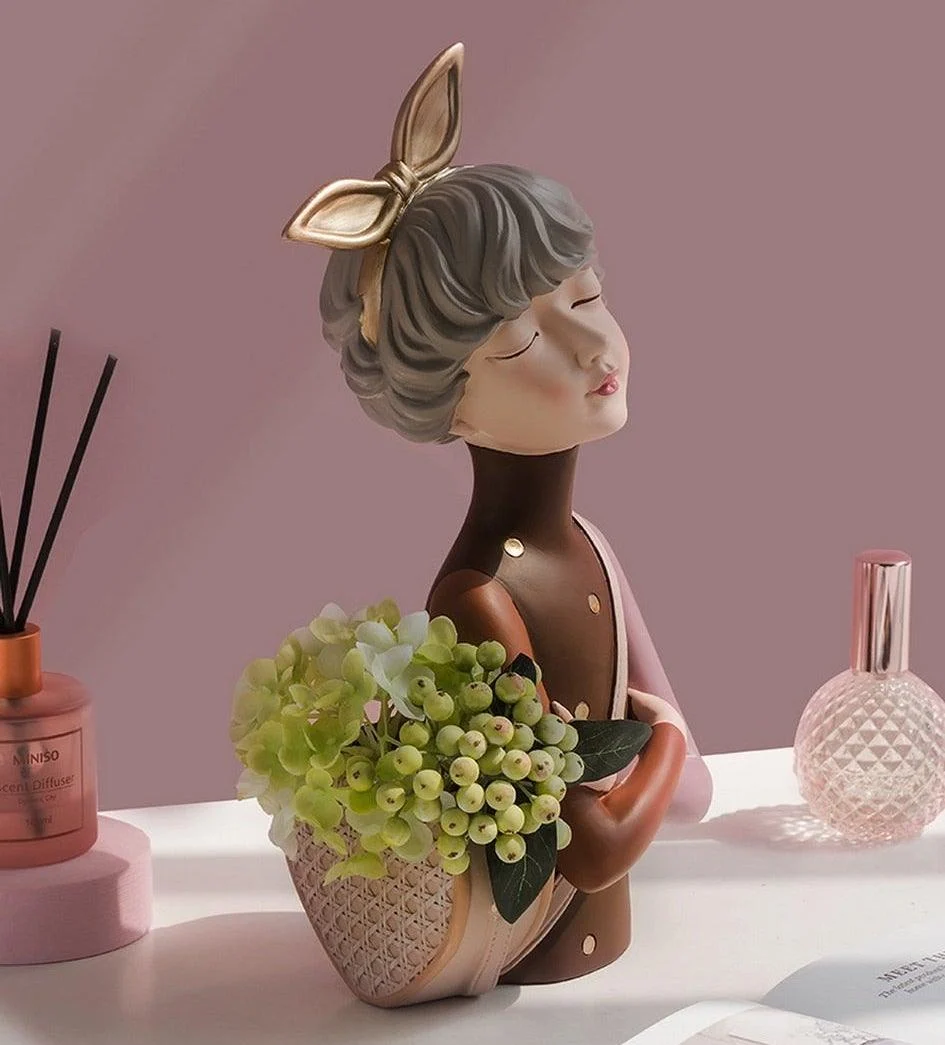RetroModernLadyDecorativeVase-Homeko6 Retro Modern Lady Decorative Vase - Homeko