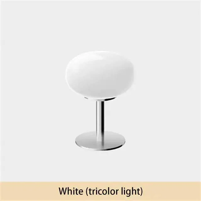 Retro Pink Yellow Medieval Glass Table Lamp Lighting Living Room - Homeko