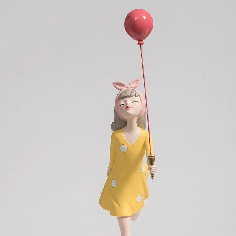 RetroStyleGirlWithBalloons-Homeko3 Retro Style Girl With Balloons - Homeko