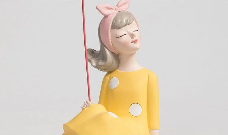 RetroStyleGirlWithBalloons-Homeko6 Retro Style Girl With Balloons - Homeko
