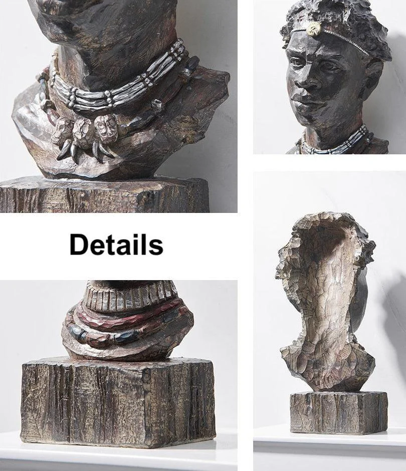 RetroTribalAfricanFigurines-Homeko9 Retro Tribal African Figurines - Homeko