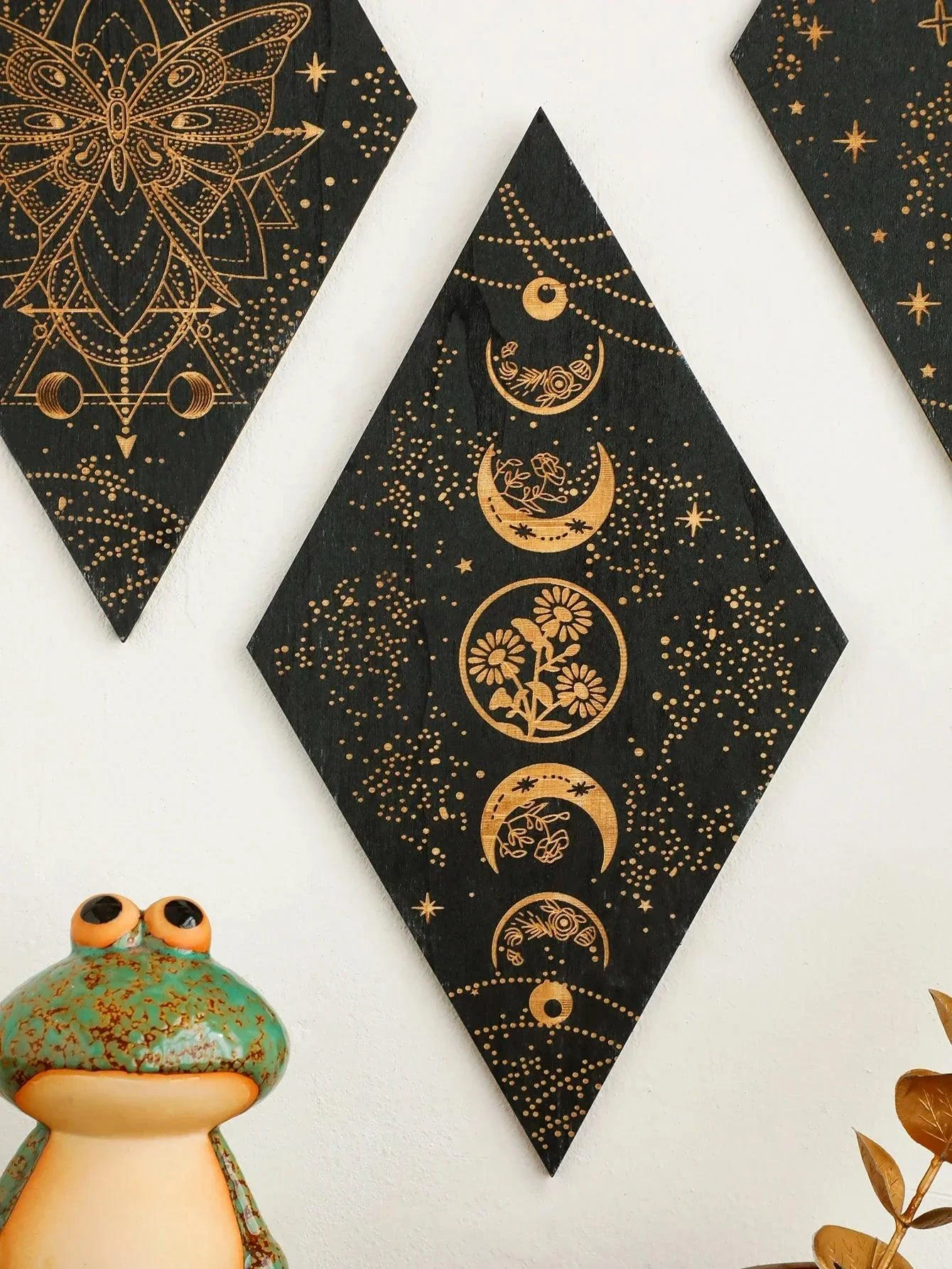 RhomboidWoodenWallDecor-Homeko3 Rhomboid Wooden Wall Decor - Homeko