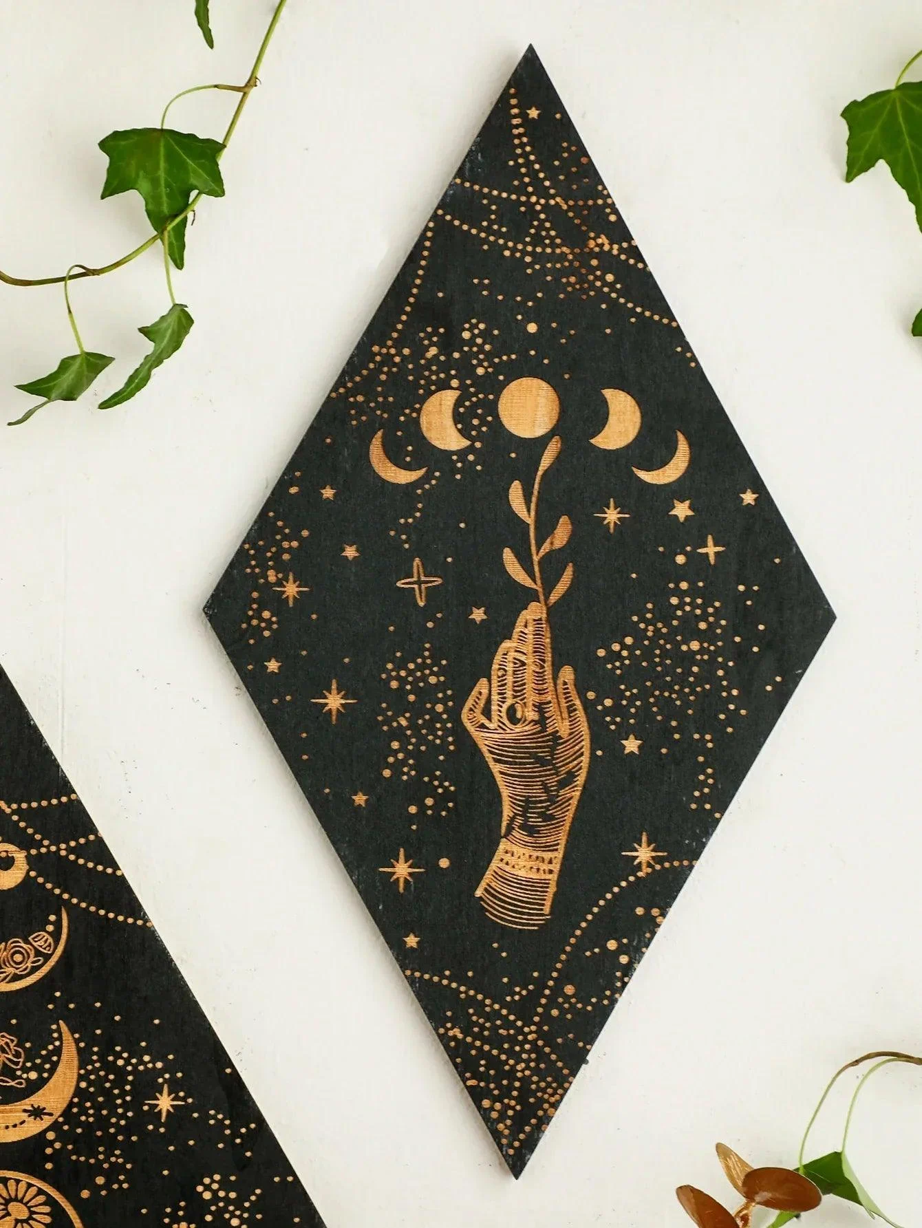 RhomboidWoodenWallDecor-Homeko4 Rhomboid Wooden Wall Decor - Homeko
