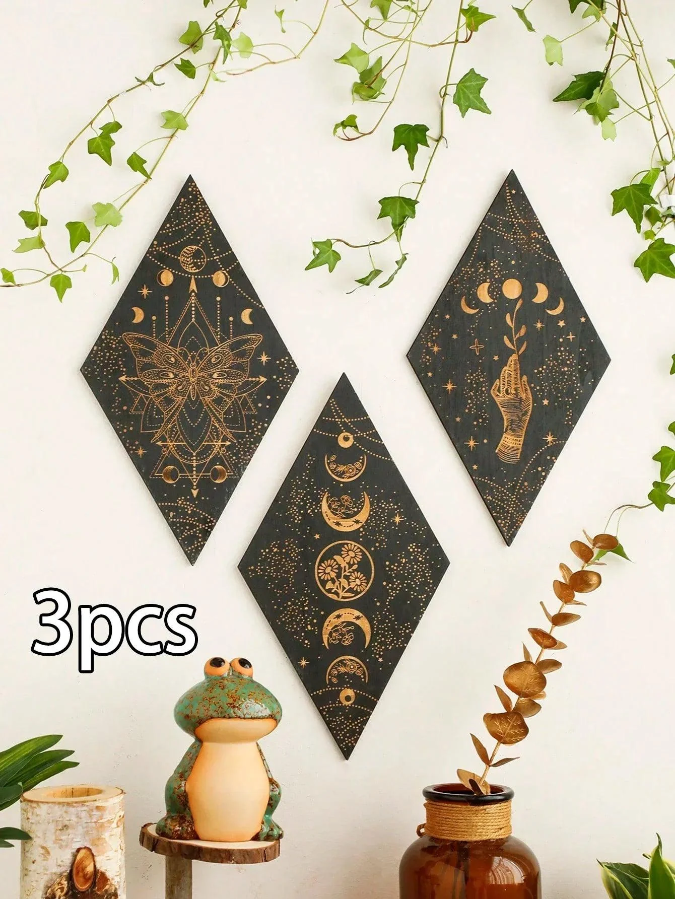 RhomboidWoodenWallDecor-Homeko9 Rhomboid Wooden Wall Decor - Homeko