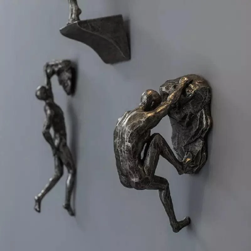 RockClimberWallHanging-Homeko2 Rock Climber Wall Hanging - Homeko