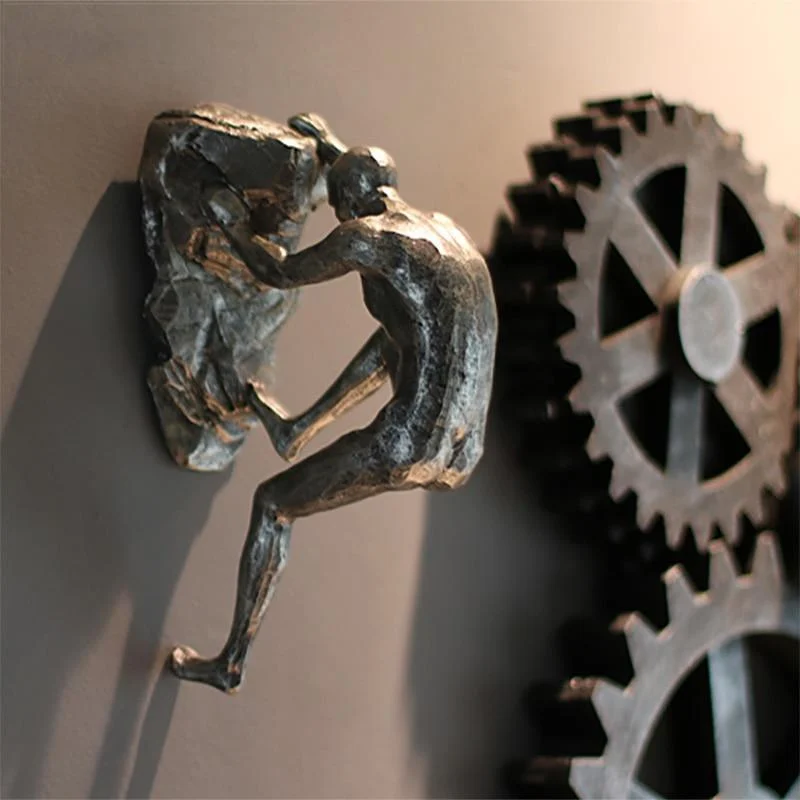 RockClimberWallHanging-Homeko4 Rock Climber Wall Hanging - Homeko