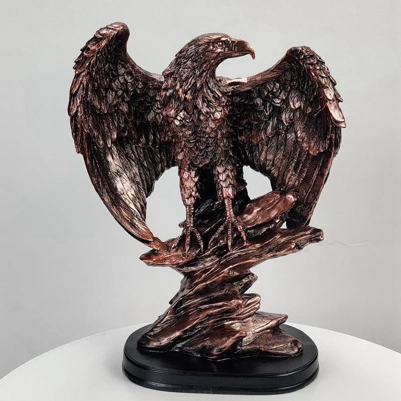 RockEagleFigurine-Homeko5 Rock Eagle Figurine - Homeko