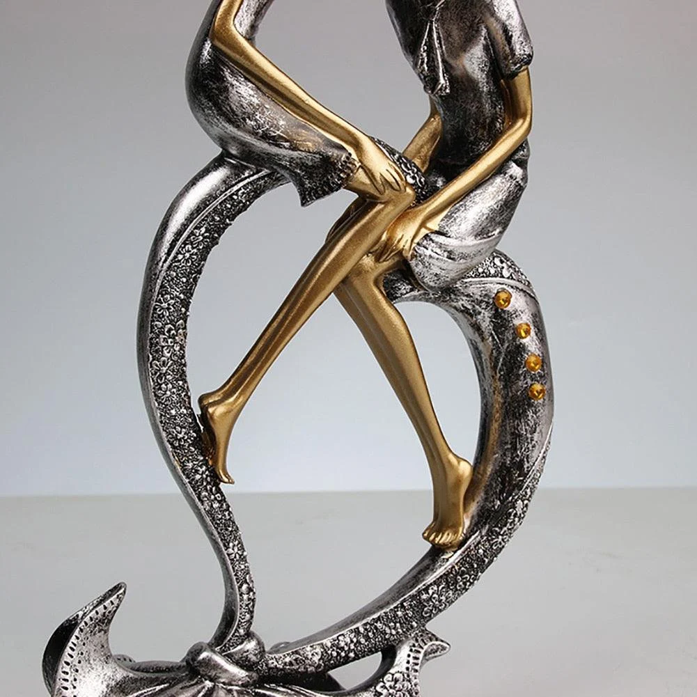 RomanticKissingFigurine-Homeko3 Romantic Kissing Figurine - Homeko