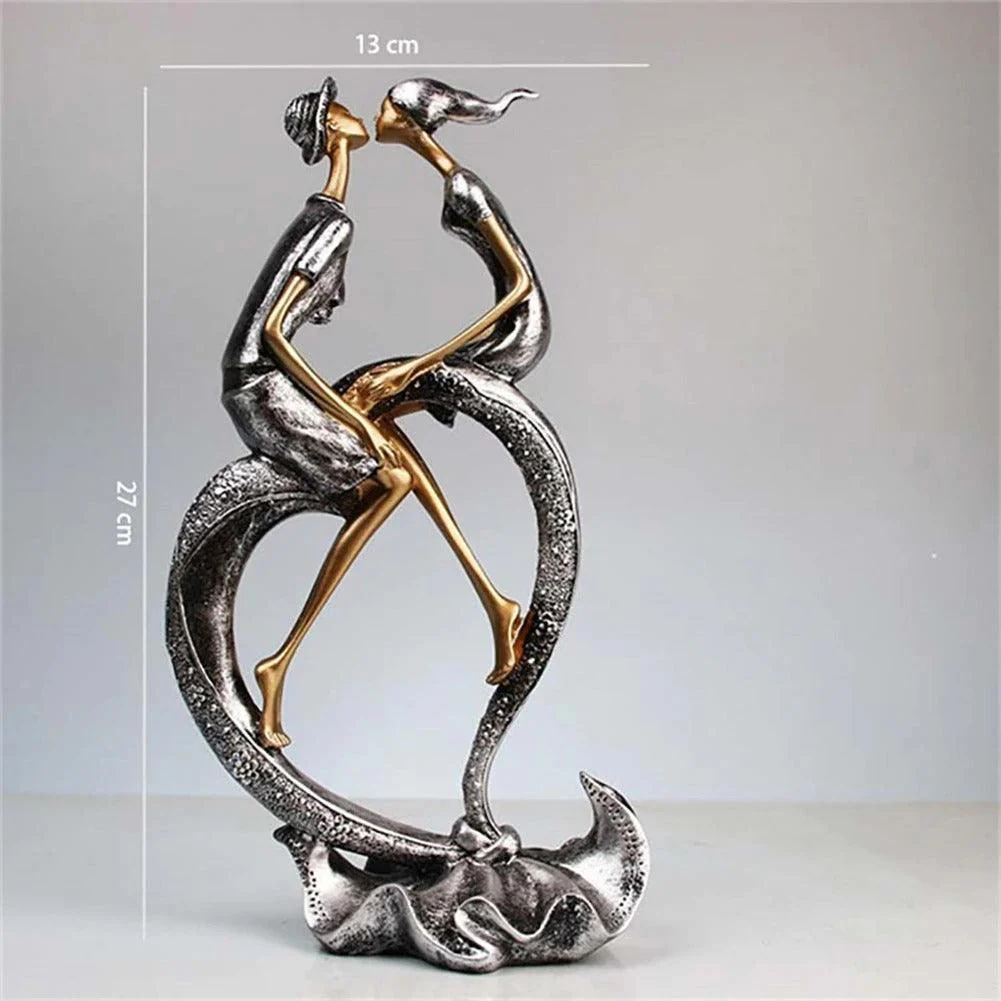 RomanticKissingFigurine-Homeko5 Romantic Kissing Figurine - Homeko