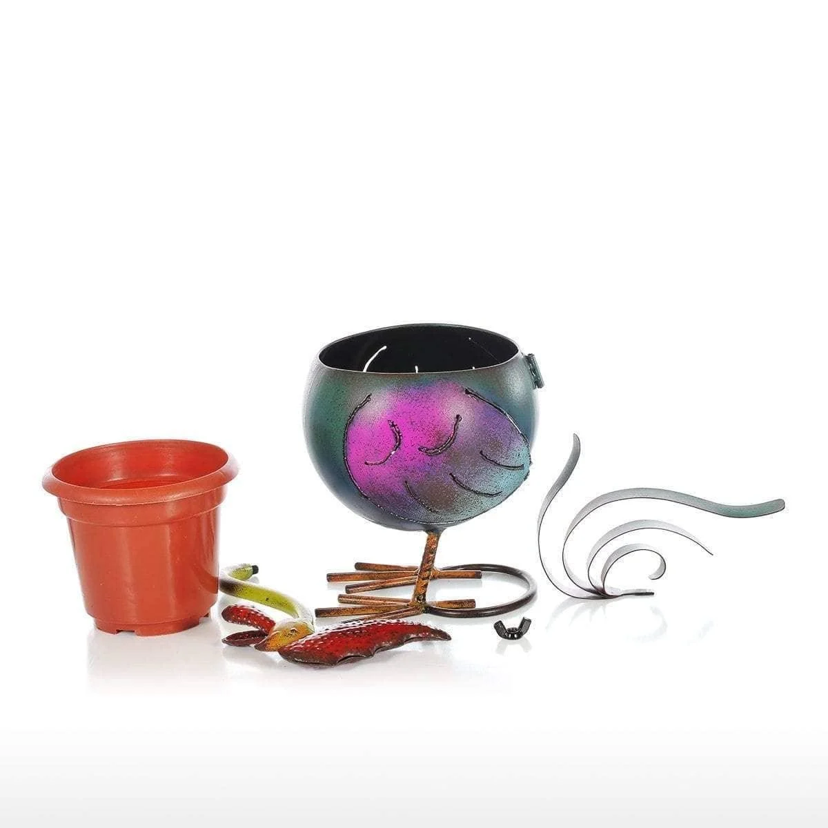 Rooster-Garden-Plant-Pot-Whimsical-Charm-9 Rooster Garden Plant Pot Whimsical Charm 9