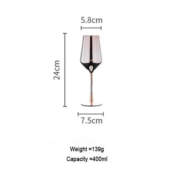 Rose Gold Champagne Flutes - ISTANBULLU LTD