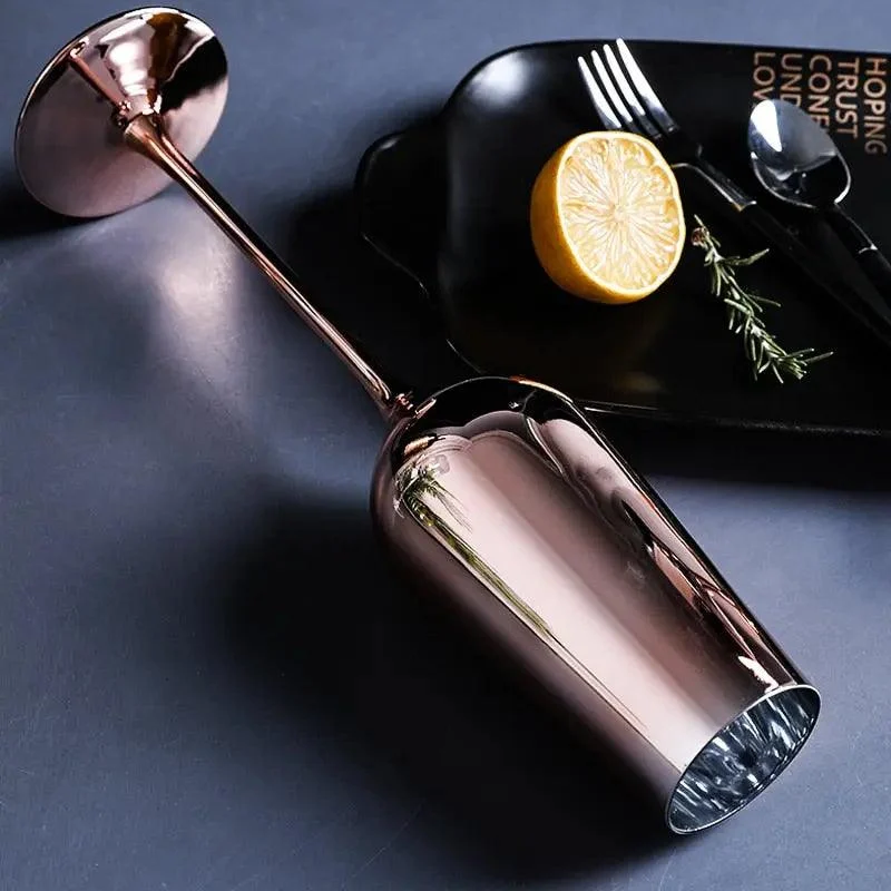 Rose Gold Champagne Flutes - ISTANBULLU LTD