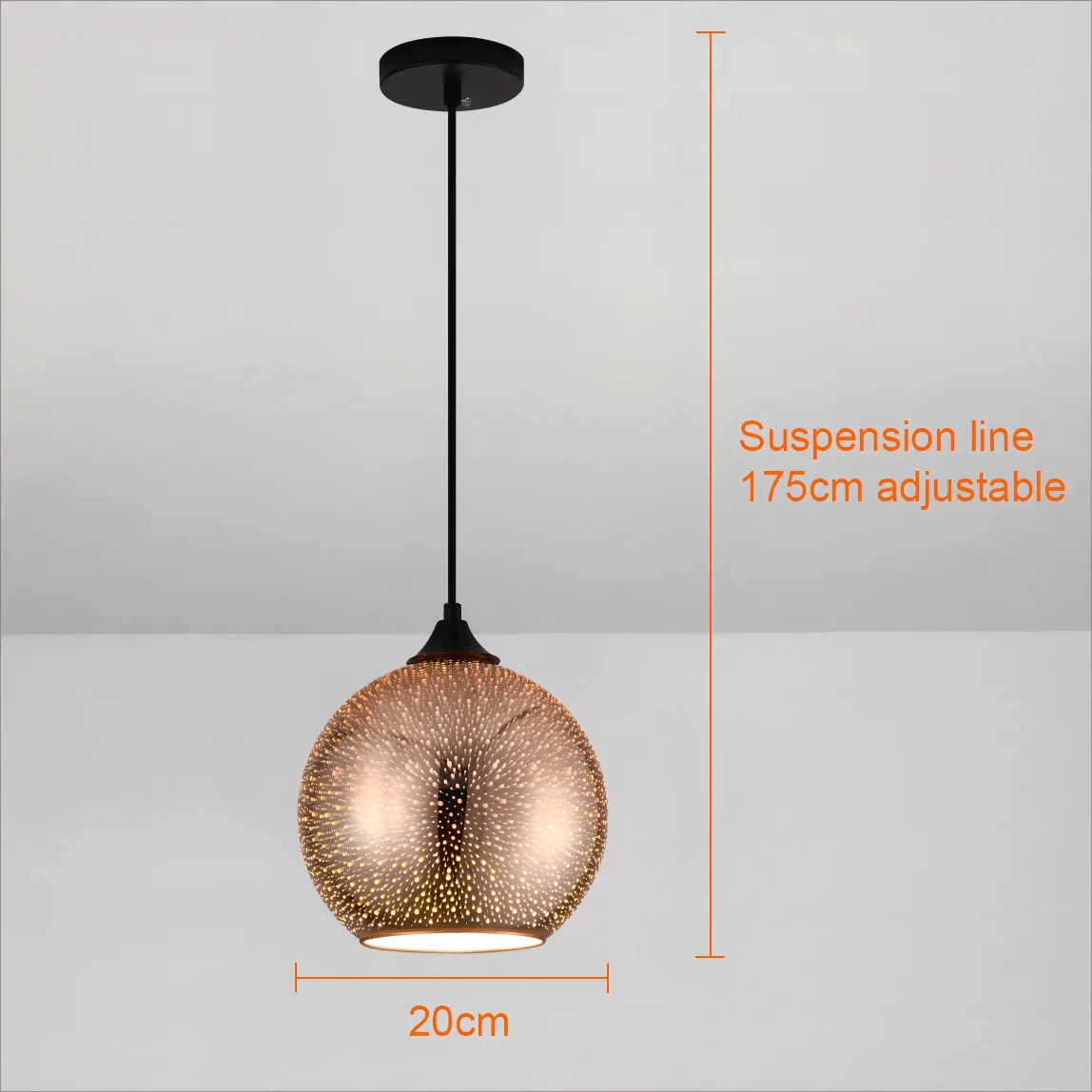 RoseGoldGlassCeilingChandelierLEDColorfulLightingBedroomLampDecorative-Homeko4 Rose Gold Glass Ceiling Chandelier LED Colorful Lighting Bedroom Lamp Decorative - Homeko