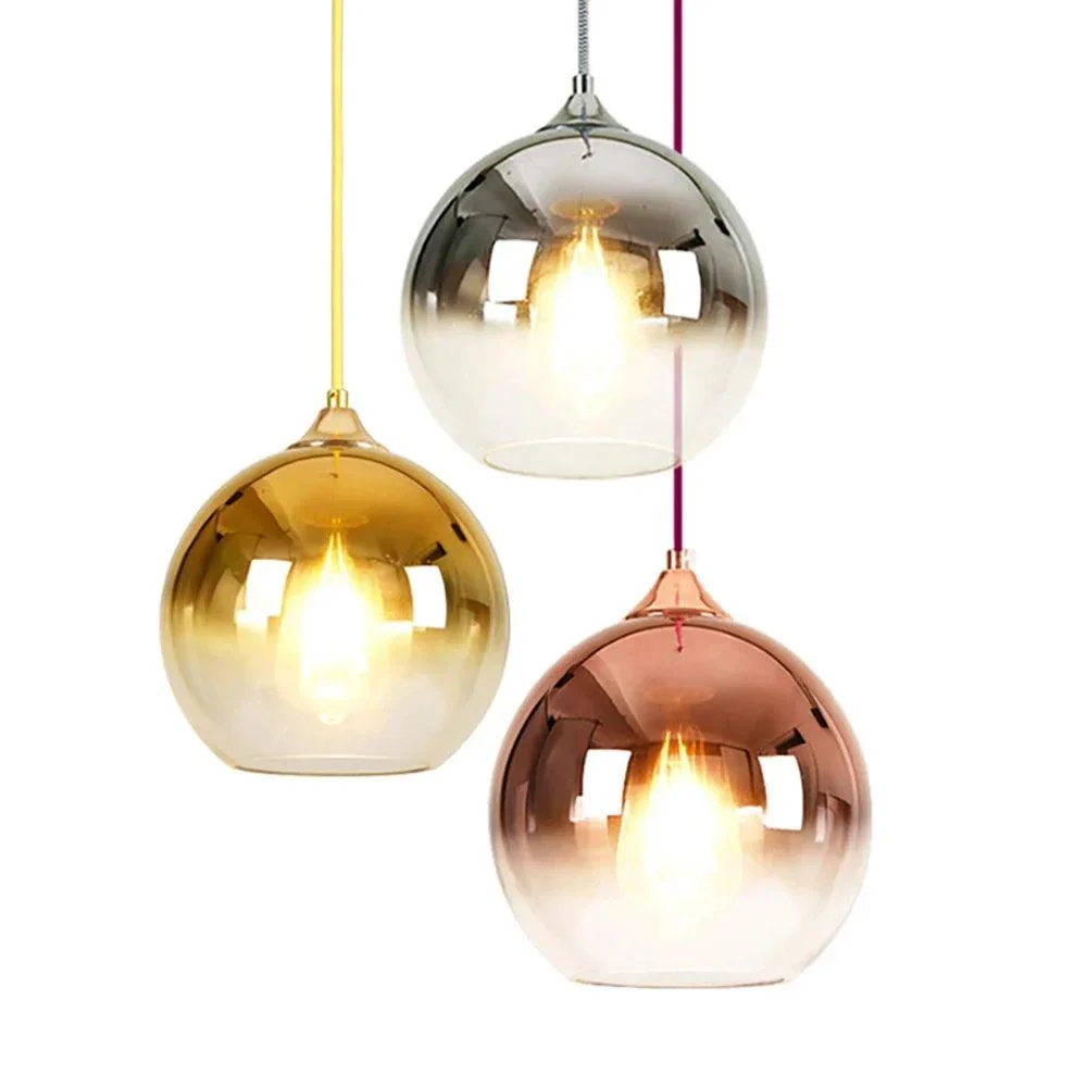 RoseGoldGlassCeilingChandelierLEDColorfulLightingBedroomLampDecorative-Homeko5 Rose Gold Glass Ceiling Chandelier LED Colorful Lighting Bedroom Lamp Decorative - Homeko