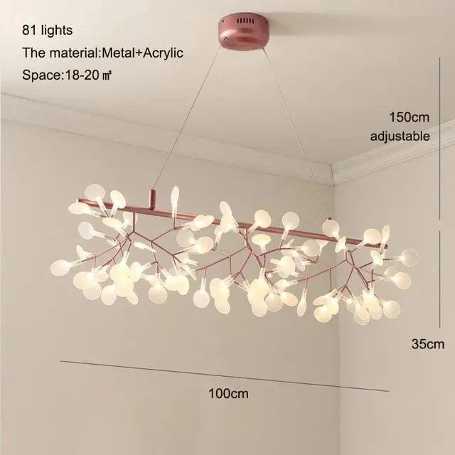 RoseGoldNordicChandelierArtLightingHanginglivingRoomRestaurantKitchenFireflyLampBranchRound-Homeko9 Rose Gold Nordic Chandelier Art Lighting Hanging living Room Restaurant Kitchen Firefly Lamp Branch Round - Homeko