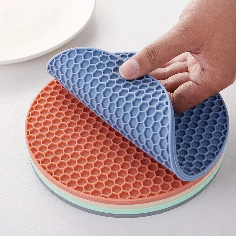 Round Silicone Table Mat - Homeko
