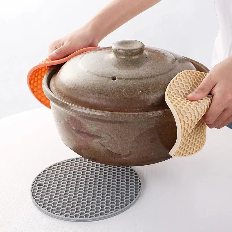 Round Silicone Table Mat - Homeko