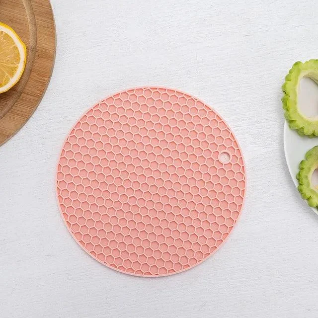 Round Silicone Table Mat - Homeko