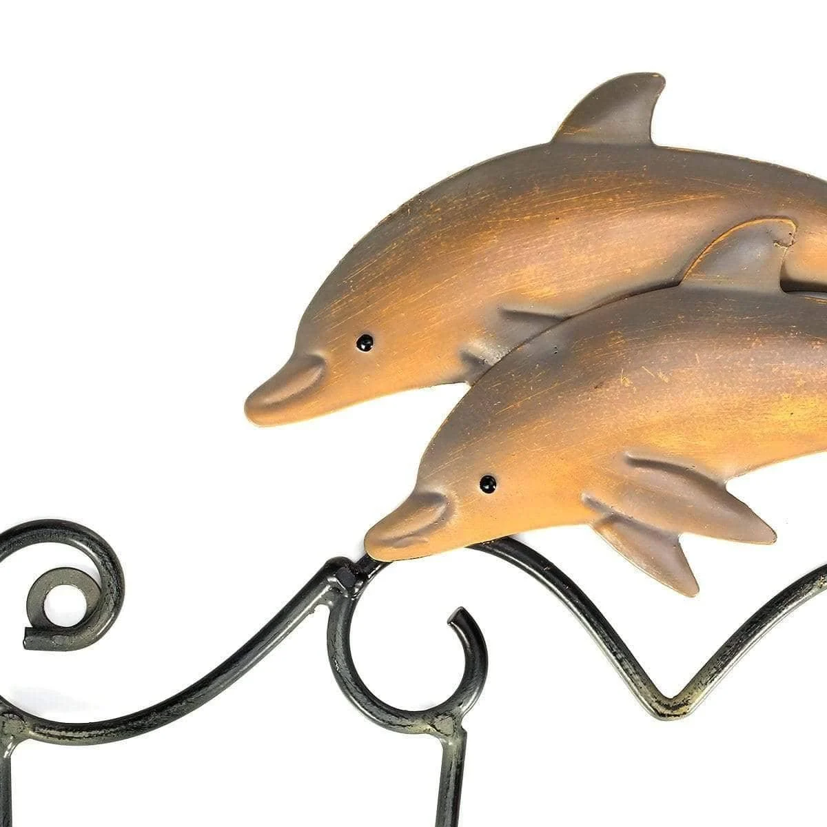 Rustic Dolphin Key Holder Coastal Charm 2